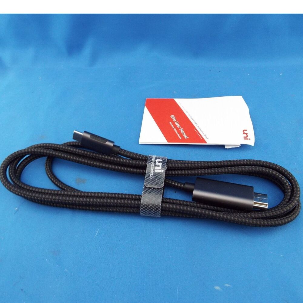USB C to HDMI Cable for Home Office | 6ft 4K@60Hz, uni USB Type C to HDMI Cable